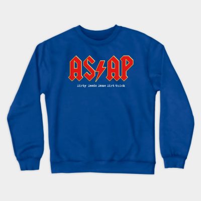 As Ap With Text Crewneck Sweatshirt Official Asap Rocky Merch