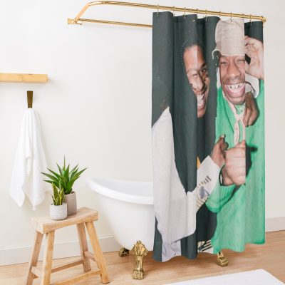 Smile Rocky Shower Curtain Official Asap Rocky Merch